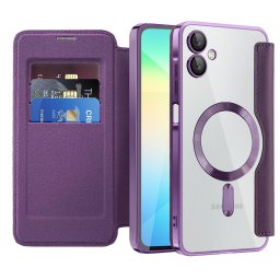 Husa Husa pentru Samsung Galaxy A06 - Techsuit SmartMag Book Case - Purple