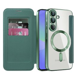 Husa Husa pentru Samsung Galaxy A36 5G - Techsuit SmartMag Book Case - Green
