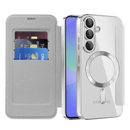 Husa Husa pentru Samsung Galaxy A36 5G - Techsuit SmartMag Book Case - Gray