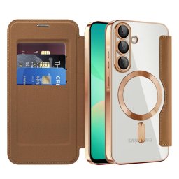 Husa Husa pentru Samsung Galaxy A26 5G - Techsuit SmartMag Book Case - Brown