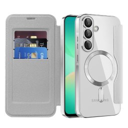 Husa Husa pentru Samsung Galaxy A26 5G - Techsuit SmartMag Book Case - Gray