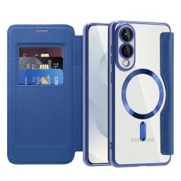 Husa Husa pentru Samsung Galaxy S25 Edge - Techsuit SmartMag Book Case - Blue