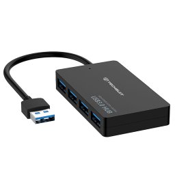 Hub USB la 4x USB 3.0 - Techsuit QuantumNode 4 in 1 (H15) - Black