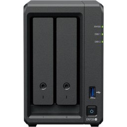 NAS SYNOLOGY DS725+ 2-Bay Diskstation AMD Ryzen Embedded R1600 4GB DDR4 ECC SODIMM