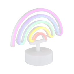 Decorațiune LED neon de masă Globo 28063 PELANGI LED/2W/3xAA curcubeu
