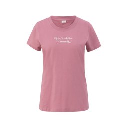 s.Oliver Bluză de noapte roz pal / alb