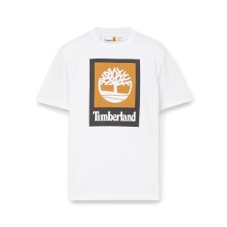 TIMBERLAND Tricou maro pueblo / negru / alb