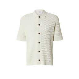 DAN FOX APPAREL Cămașă 'Domenic' alb murdar