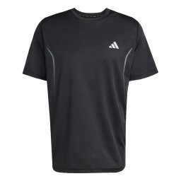 ADIDAS PERFORMANCE Tricou funcțional 'Tech Apparel' negru / alb