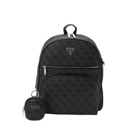 GUESS Rucsac 'POWER PLAY II LRG TECH BCKPCK' gri metalic / negru