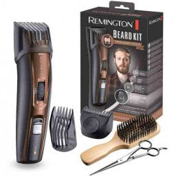 Set Tuns Barba Remington MB4046 Beard Kit Lame Titan 1-35mm 5 Accesorii Negru/Maro