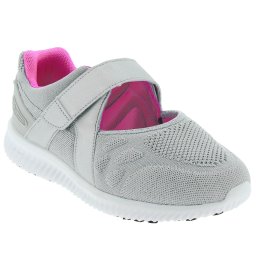Pantofi sport confort, calapod lat, pentru femei, PodoWell Valba gri