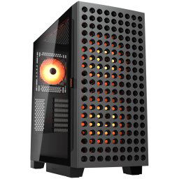 Carcasa Airface Eco RGB Black, Fara sursa Negru