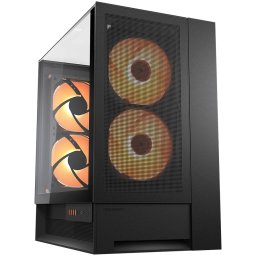 Carcasa Mid Tower Fara sursa OmnyX Negru