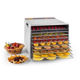 Klarstein fructe Jerky Steel 10 fructe uscăto 1000W 10 etaje (KG3-Fruit-JerkyPro10)