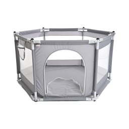 Țarc de joacă 120 cm gri