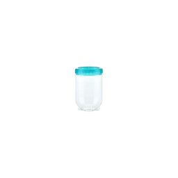 Recipient pentru alimente INTERLOCK 0,7 l, turcoaz/transparent