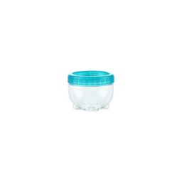 Cutie pentru alimente INTERLOCK, 0,3 l, turcoaz/transparentă