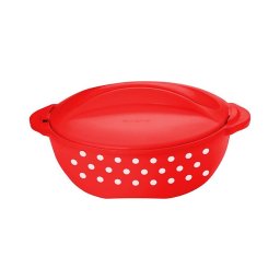 Caserolă alimentară izolată TORO 2 l roșu