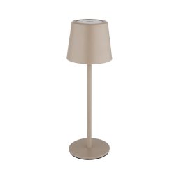 Globo 58482S-LED Lampă de birou LED 12W/5V 2200mAh IP44 crem, încărcare touch