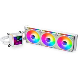 GALAHAD II LCD 360, ARGB, 2100 RPM, Ventilatoare de 120 mm, Alb