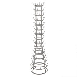 Suport cani metal gri Ø 41x148 cm
