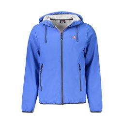 Jachetă softshell albastră pentru bărbați
