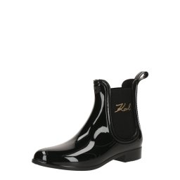 Karl Lagerfeld Ghete chelsea auriu / negru