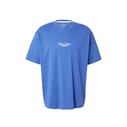 GUESS JEANS Tricou albastru / alb