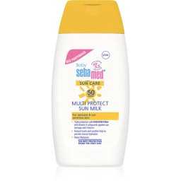 Sebamed Sun Care Baby Multi Protect Sun Milk Ptrotectie solara pentru copii SPF 50+ fără parfum 200 ml