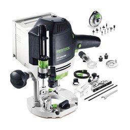 Festool - OF 1400 EBQ-Plus + Box-OF-S 8/10x HW - Masina de frezat, 1400 W, 8, 12 mm, valiza speciala, accesorii