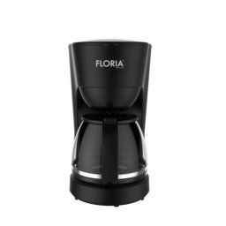 Aparat de facut cafea Floria ZLN9273, Negru, 600 W, oprire automata, vas 1.2 litri