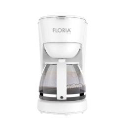 Aparat de facut cafea Floria ZLN9274, Alb, 600 W, oprire automata, vas 1.2 litri