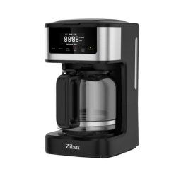 Cafetiera digitala Zilan ZLN-9266, 900 W, capacitate 1.8 litri, auto curatare, negru