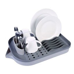 Suport vase din plastic Grunberg GR3238, tava si suport tacamuri, 47.5 x 32.5 x 12 cm