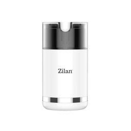 Rasnita electrica cafea Zilan ZLN9281, lame din otel, corp din plastic, Alb