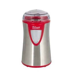 Rasnita cafea electrica Zilan ZLN-8012, 150 W, inox, rosu/argintiu