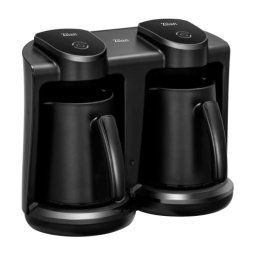 Aparat pentru preparat cafea turceasca dublu Zilan ZLN1291, negru, 2 x 400 W, 2 x 250 ml