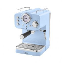 Espressor manual Zilan ZLN2861, albastru, 15 Bar, 1.25 l, 1100 W, Design Retro