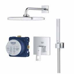 Sistem dus incastrat Grohe Eurocube New Tempesta 250 Cube crom lucios
