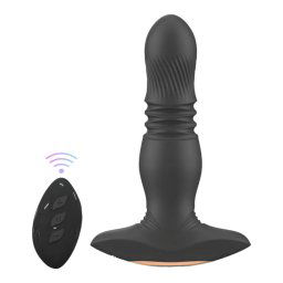Aixiasia Roy - vibrator anal cu telecomandă și acumulator (negru)