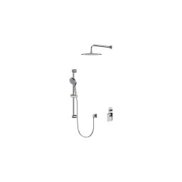Cersanit S952-014 - Set duș CITY cu baterie încastrată, crom lucios