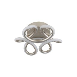 Plafonieră LED Globo 67386-24S MELISAND 24W/230V d. 26 cm crom mat