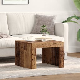 Masa de cafea Lemn vechi 50 x 50 x 35 cm Lemn compozit GartenMobel Dekor