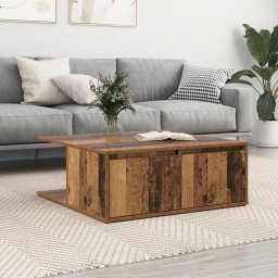 Masa de cafea Lemn vechi 80 x 80 x 31 cm Lemn compozit GartenMobel Dekor