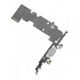 Piese si componente Banda cu Conector Incarcare - Microfon Apple iPhone 8 Plus, Argintiu