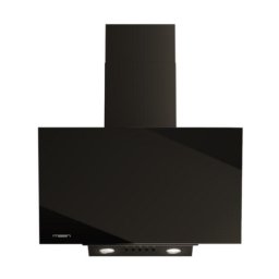 Hota Hota Decorativa, 60 cm, 320 m³/h, 3 Trepte, Filtru Aluminiu, Iluminare LED, 66 dB, Negru, Touch Control