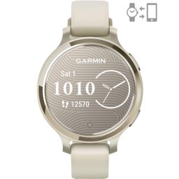 Smartwatch Lily 2 Active Lunar Gold with Bone Silicone Band