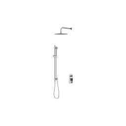 Set de duș cu baterie ascunsă Cersanit S952-008 CREA crom lucios