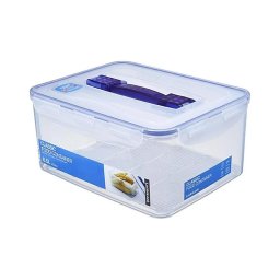 Recipient pentru alimente LOCK 6,5 l, albastru/transparent